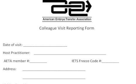 Colleague Visit Reporting Form